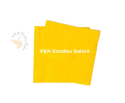 Serviettes-Yellow V&N Goodies Galore