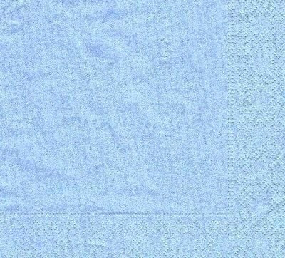 Solid Colour Bermuda Blue Serviettes 20Pc V&N Goodies Galore