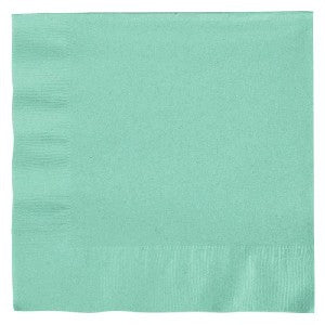 Solid Colour Fresh Mint Serviettes 20S V&N Goodies Galore