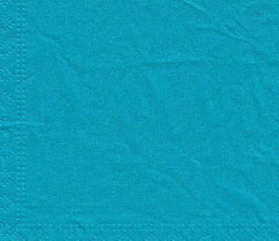 Solid Colour Turquoise Serviettes 20S V&N Goodies Galore