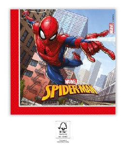 Spiderman Napkins 20S V&N Goodies Galore