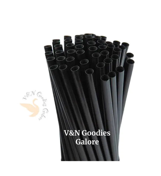 Straws-Black V&N Goodies Galore