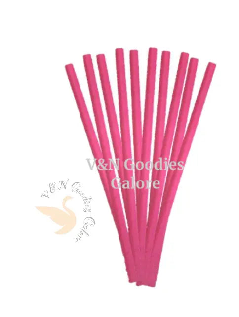 Straws-Pink Dark V&N Goodies Galore