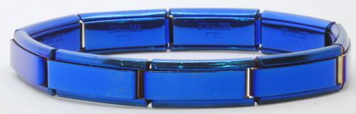 Superlink Italian Charm Bracelet - Blue - V&N Goodies Galore V&N Goodies Galore