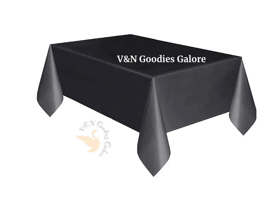 Tablecloth-Black V&N Goodies Galore