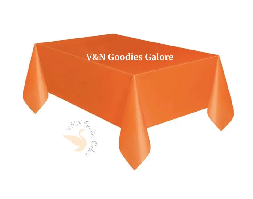 Tablecloth-Orange V&N Goodies Galore
