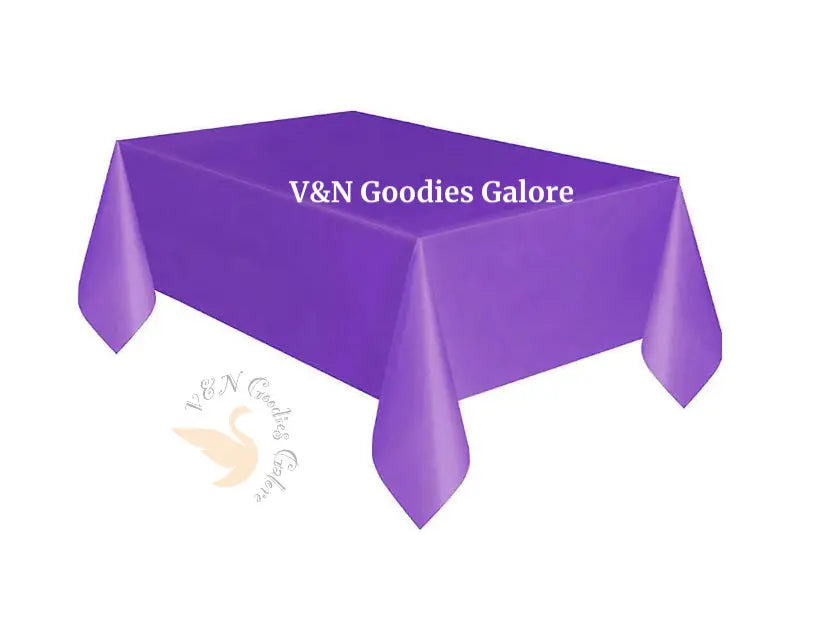 Tablecloth-Purple V&N Goodies Galore