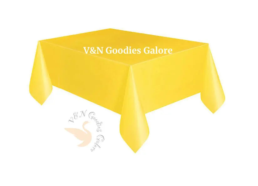 Tablecloth-Yellow V&N Goodies Galore
