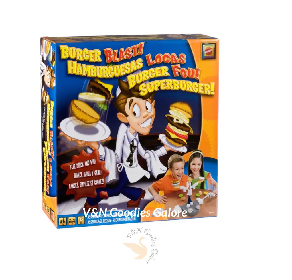 Toys-Board Game, Burger Blast V&N Goodies Galore