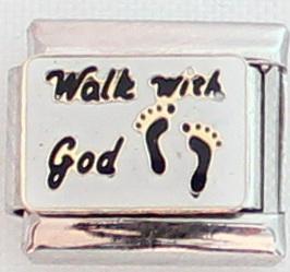 Walk with God 9mm Charm - V&N Goodies Galore V&N Goodies Galore