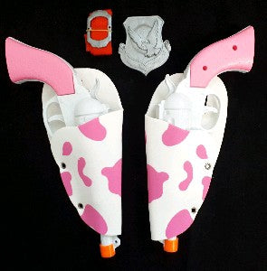 Western Gun X 2 Cow Pink V&N Goodies Galore