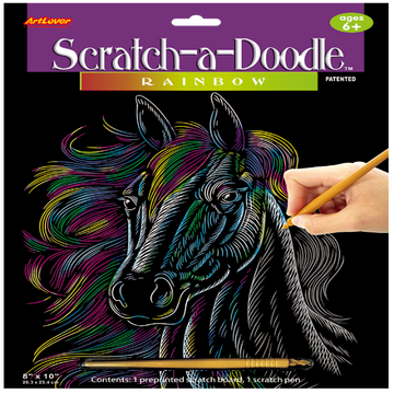 scratch-a-doodle-rainbow-horses-3ass V&N Goodies Galore