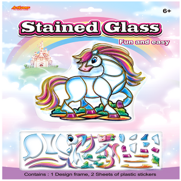 stained-glass-3-ass-horse-bird-fish-a4 V&N Goodies Galore